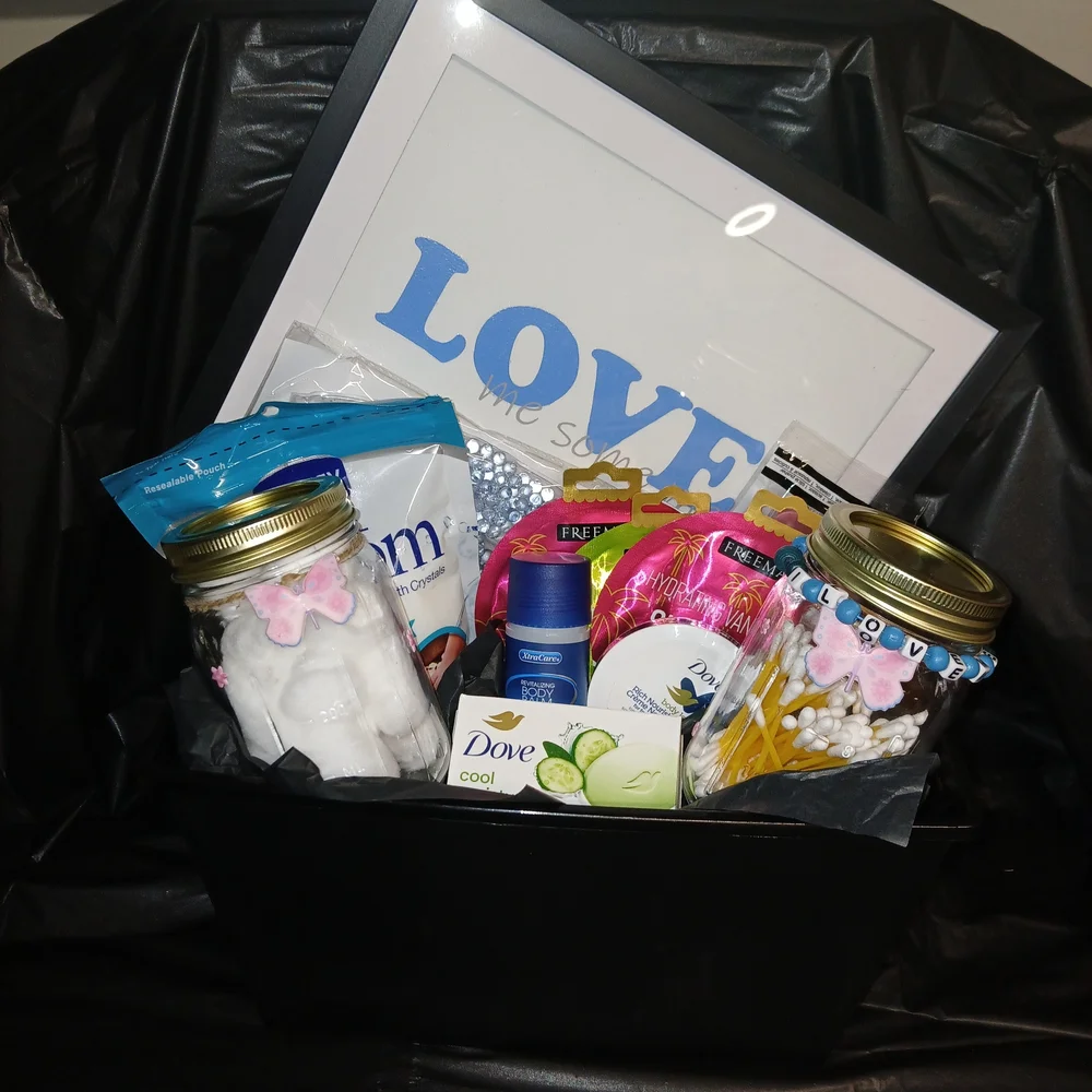 Pamper Gift Set - Blue Accents